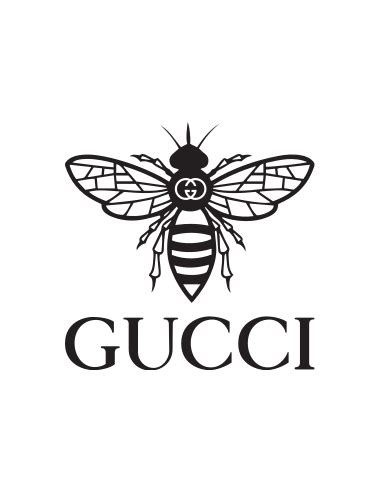 gucci and goliath|Gucci bee logo.